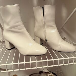 White Ankle Boots